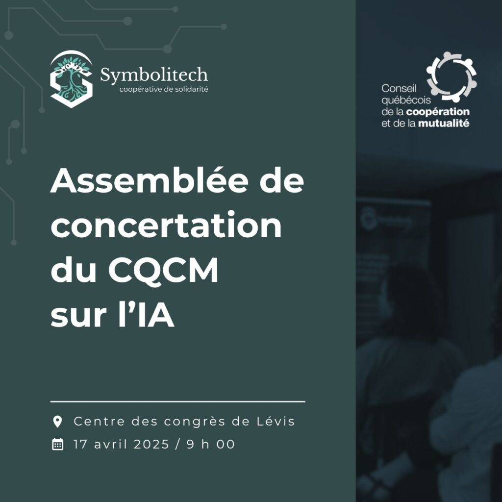 Assemblée de concertation du CQCM sur l’IA