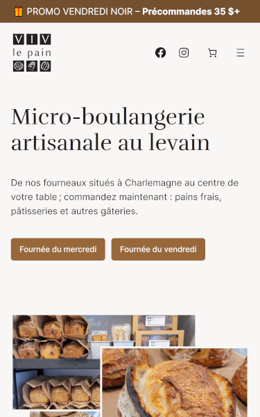 Image de la boutique en ligne de Viv' le pain